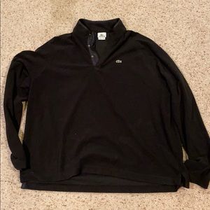 LACOSTE 1/4 zip polyester pullover